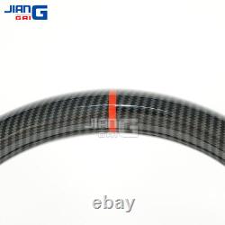 Hydro Dip Carbon Fiber Sport Flat Steering Wheel For 2008-2013 Infiniti G37 G37X