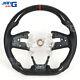 Hydro Dip Carbon Fiber Steering Wheel Fit 16+ Honda Civic Gen 10th FK1 Type R