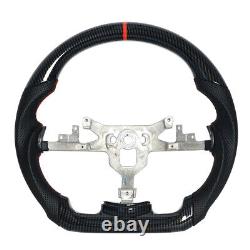 Hydro Dip Carbon Fiber Steering Wheel Fit 2006-2009 Pontiac Solstice Red Line