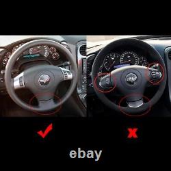 Hydro Dip Carbon Fiber Steering Wheel Fit 2006-2009 Pontiac Solstice Red Line