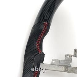 Hydro Dip Carbon Fiber Steering Wheel Fit 2006-2009 Pontiac Solstice Red Line