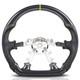 Hydro Dip Carbon Fiber Steering Wheel For Chevrolet Corvette C5 97-04 Yellow