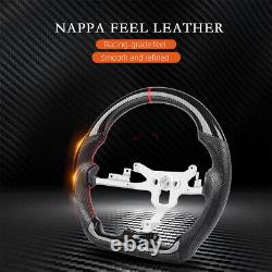 Hydro Dip Carbon Fiber Steering Wheel For Chevrolet Corvette C6 ZR1 Z06 2006-11