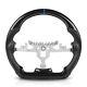 Hydro Dip Carbon Fiber Steering Wheel For Chevy Corvette C6 2006-11 Blue Lines