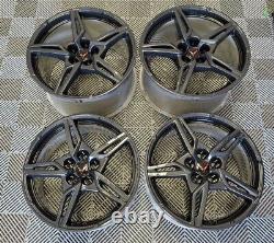 Hydrocarbon Carbon Fiber Look Corvette C8 Wheels 19 & 20 OEM RIMS 2021 2022