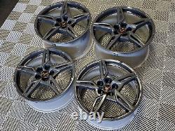 Hydrocarbon Carbon Fiber Look Corvette C8 Wheels 19 & 20 OEM RIMS 2021 2022