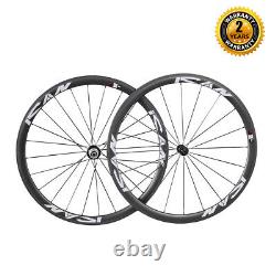 ICAN 38mm Carbon Clincher Road Bike Wheelset CN494 Spoke 11 Speed Shimano in USA