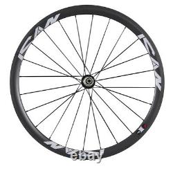 ICAN 38mm Carbon Clincher Road Bike Wheelset CN494 Spoke 11 Speed Shimano in USA