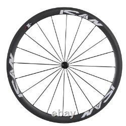 ICAN 38mm Carbon Clincher Road Bike Wheelset CN494 Spoke 11 Speed Shimano in USA