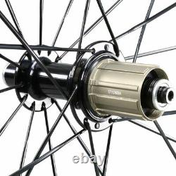 ICAN 38mm Carbon Clincher Road Bike Wheelset CN494 Spoke 11 Speed Shimano in USA