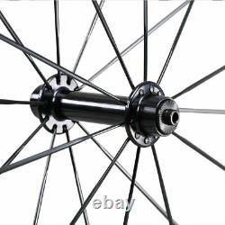 ICAN 38mm Carbon Clincher Road Bike Wheelset CN494 Spoke 11 Speed Shimano in USA