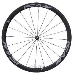 ICAN 38mm Novatec 511 512SB Hub Carbon Clincher Road Bike Wheelset Rim Brake