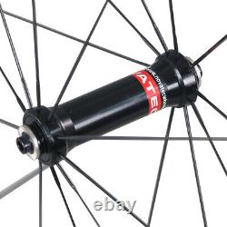 ICAN 38mm Novatec 511 512SB Hub Carbon Clincher Road Bike Wheelset Rim Brake