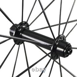ICAN 50C Carbon Clincher Road Bike Wheelset CN494 Spoke 11 Speed Shimano in USA