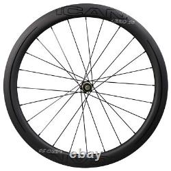 ICAN AERO50 Center Lock Disc Bike Carbon Clincher Tubeless Ready Wheelset in USA