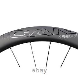 ICAN AERO50 Center Lock Disc Bike Carbon Clincher Tubeless Ready Wheelset in USA