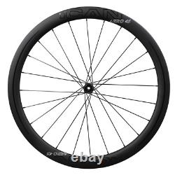 ICAN AERO 45 Disc Carbon Road Bike Wheelset 700C Center Lock 10/11S Shimano