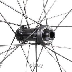 ICAN AERO 45 Disc Carbon Road Bike Wheelset 700C Center Lock 10/11S Shimano
