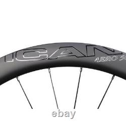 ICAN AERO 50 Disc Carbon Road Bike Disc Wheelset 700C Center Lock XDR 12 Speed