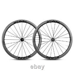 ICAN Alpha 40 Pro Carbon Clincher Road Bike Wheelset 700C Rim Brake 1421g in USA