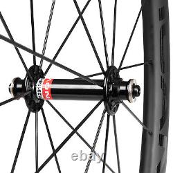 ICAN Alpha 40 Pro Carbon Clincher Road Bike Wheelset 700C Rim Brake 1421g in USA
