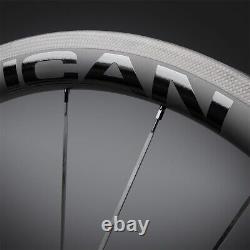 ICAN Alpha 40 Pro Carbon Clincher Road Bike Wheelset 700C Rim Brake 1421g in USA