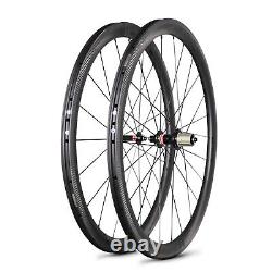 ICAN Alpha 40 Pro Carbon Clincher Road Bike Wheelset 700C Rim Brake 1421g in USA