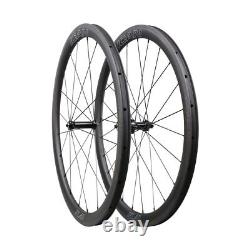 ICAN FL40 Carbon Fiber Clincher Tubeless Ready Road Bike Wheelset 700C in the US