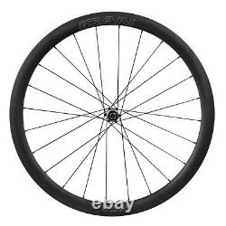 ICAN FL40 Carbon Fiber Clincher Tubeless Ready Road Bike Wheelset 700C in the US