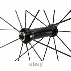 ICAN FL50 Carbon Road Bike Wheelset Novatec Hub Clincher Tubeless Ready in USA