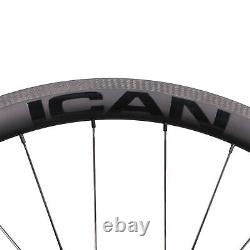 ICAN Nova 45 Carbon Clincher Road Bike Wheelset 700C Straight Pull Hub in the US