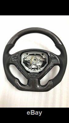 Infiniti Q50 Q50s Q50 RED SPORT Carbon fiber steering wheel. MILITARY 10% OFF