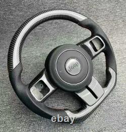 Jeep Wrangler Customize Steering Wheel Carbon Fiber Leather Steering Wheel