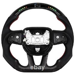 KTERCT Real Carbon Fiber Steering Wheel For 15+ Dodge/Jeep Grand Cherokee SRT