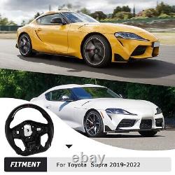 KTERCT Real Carbon Fiber Steering Wheel For Toyota GR Supra A90 MKV 2019 -2022