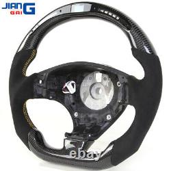 LED CARBON FIBER STEERING WHEEL Fit For MASERATI GRANTURISMO MC GRAN TURISMO