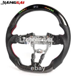 LED Carbon Fiber Custom Flat Steering Wheel for 2020+ Mazda 3Anxella CX-3 CX-30