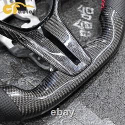 LED Carbon Fiber Heated Steering Wheel Fit 19+ Infiniti Q50 17+ Q60 with CF Trim
