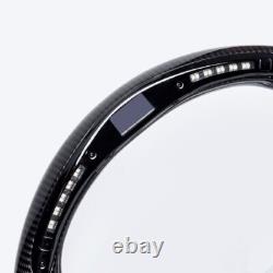 LED Carbon Fiber Perforated Leather Steering Wheel Fit INFINITI G37 2007-2013