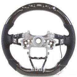 LED Carbon Fiber Perforated Steering Wheel Fits 18-21 Honda Accord 19-21 Insight