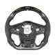 LED Carbon Fiber Smooth Leather Steering Wheel Fit 2020+ Supra GR A90 MKV