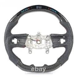 LED Carbon Fiber Sport Steering Wheel Fits 18+ Jeep Wrangler JL GLADIATOR
