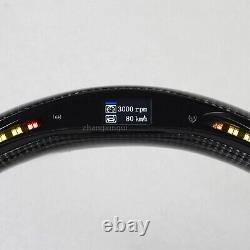 LED Carbon Fiber Sport Steering Wheel Fits 18+ Jeep Wrangler JL GLADIATOR