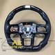 LED Carbon Fiber Sports Steering Wheel fit For Ford Mustang S650 GT 2024+ WithTrim