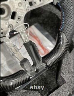 LED Carbon Fiber Steering Wheel BMW M3 M4 F30 F80 F82 X5M X6M