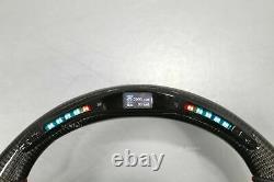 LED Carbon Fiber Steering Wheel for 2014-2021 JEEP Grand Cherokee with Paddles