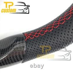LED Carbon Fiber Steering Wheel for Honda 8th Civic Si Couple Sedan 2006-2011