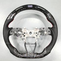 LED Forged Carbon Fiber Steering Wheel fit for 10th-Gen Honda Accord Insight