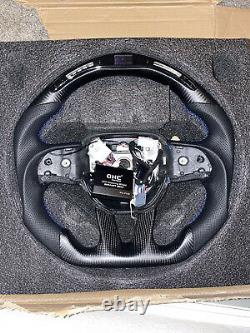 LED Performance Carbon Fiber Steering Wheel for Dodge Charger Challenger Durango