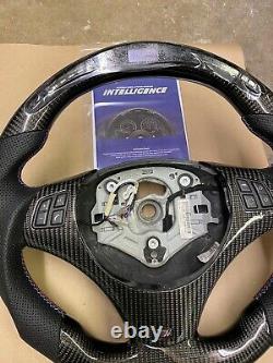 LED Performance Steering Wheel BMW E90 E92 E93 M3 / M3 Carbon Fiber + Trim